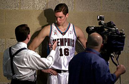 Pau Gasol, con el uniforme del Memphis Grizzlies.