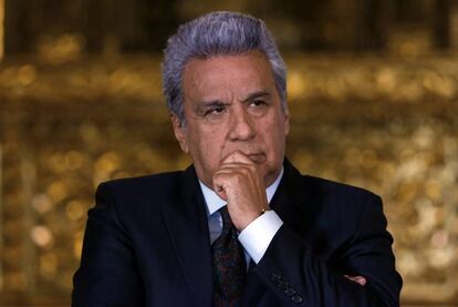 El presidente Lenín Moreno, en agosto pasado.