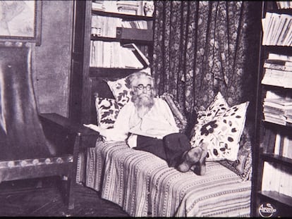 'Las suelas rotas de Valle Inclán', agosto de 1930. Alfonso Sánchez Portela