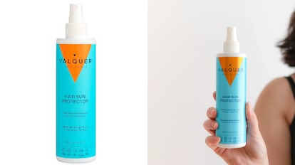 protector solar para el pelo femenino