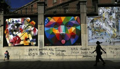 Los Muros de Tabacalera en agosto de 2016.