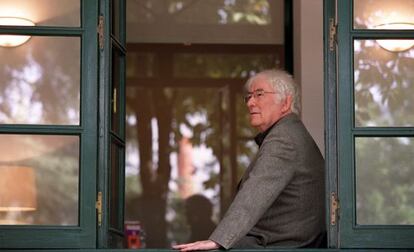 Seamus Heaney, en la Residencia de Estudiantes de Madrid. 