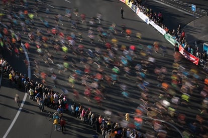 Imatge d'arxiu de la marató de Barcelona.