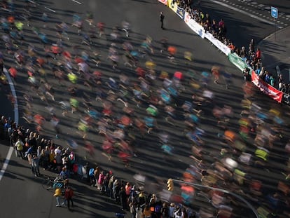 Imatge d'arxiu de la marató de Barcelona.