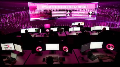 Centro de operaciones y ciberseguridad de Deutsche Telekom de Bonn.