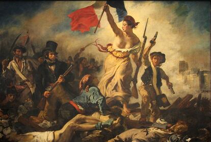 'La Libertad guiando el pueblo' (1830), de Eugène Delacroix.