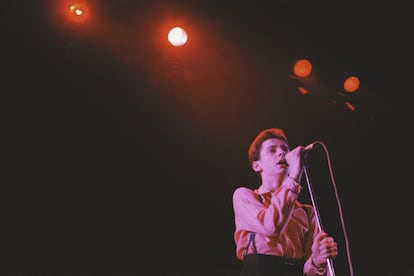 Concierto de Depeche Mode en Londres en 1981.