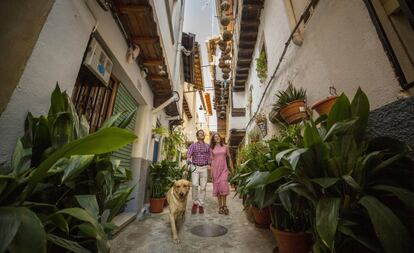 Callejuelas en Villanueva de la Vera, Cáceres.