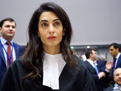 La abogada Amal Alamuddin Clooney.