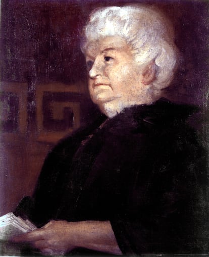 Emilia Pardo Bazán, en la Galería de Retratos del Ateneo de Madrid.