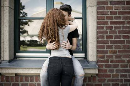 Una pareja adolescente.