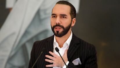 Presidente de El Salvador Nayib Bukele