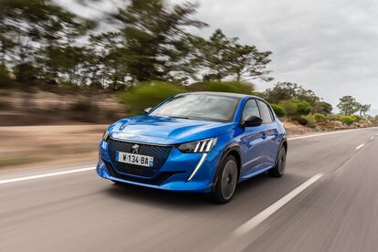 Imagen del Peugeot 208 eléctrico.