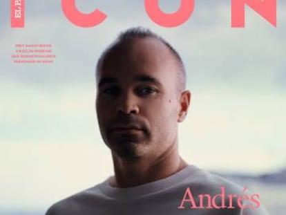 Andrés Iniesta, feliz en Japón y en la portada de ICON de marzo
