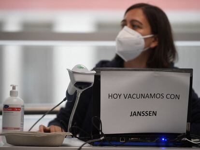 Vacunación en el Wizink Center de Madrid el pasado 21 de mayo.