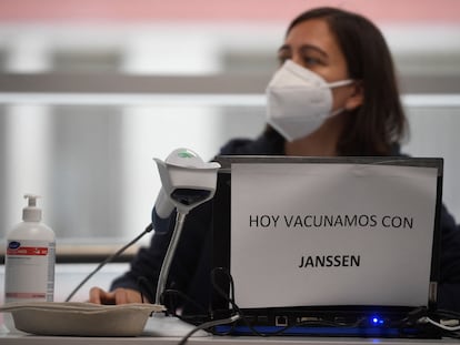Vacunación en el Wizink Center de Madrid el pasado 21 de mayo.