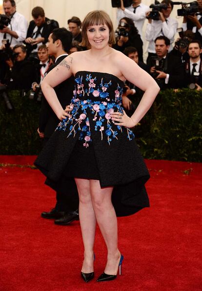 Lena Dunham ejerció de musa de Giambatista Valli.