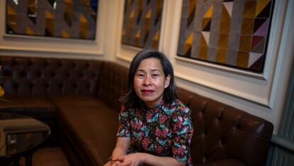 Canadian-Vietnamese writer Kim Thúy, photographed in Madrid, Spain.