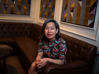 Canadian-Vietnamese writer Kim Thúy, photographed in Madrid, Spain.