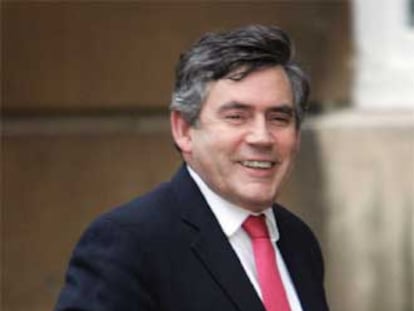 El ministro de Hacienda británico, Gordon Brown, a principios de junio.