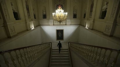 Interior del Palacio del Marqu&eacute;s de Salamanca, actual sede madrile&ntilde;a de la Fundaci&oacute;n BBVA.