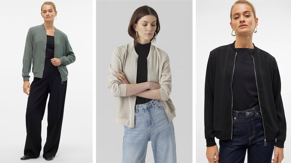 Chaqueta tipo bomber. 