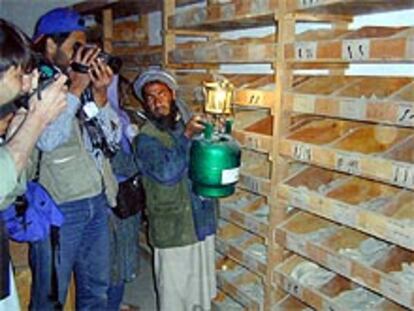 Un funcionario del régimen talibán mostraba el pasado jueves el museo a los periodistas.