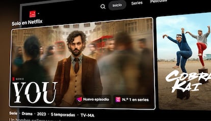 Nueva interfaz de la plataforma Netflix