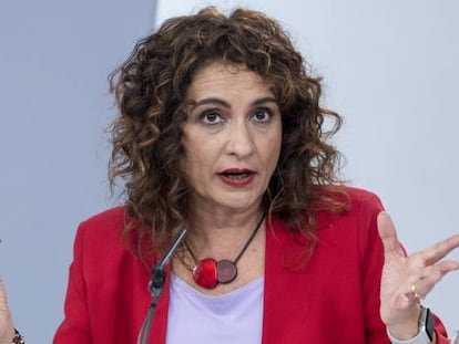La ministra de Hacienda, María Jesús Montero, que será la nueva portavoz del Gobierno. 