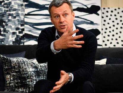 Jesper Brodin, responsable de Ingka Group, durante la rueda de prensa.