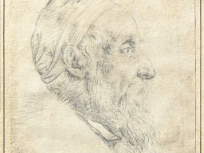 Tiziano Vecellio, Autorretrato, 1575 aproximadamente.