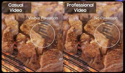 Ejemplo de grabación con el smartphone Samsung Galaxy S26