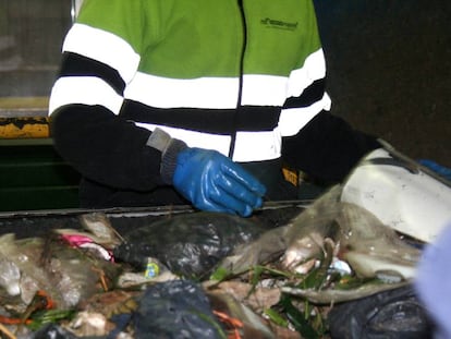 Cinta de reciclaje de la empresa Reciplasa.