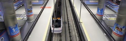 La recién inaugurada parada de Metro de Alsacia.