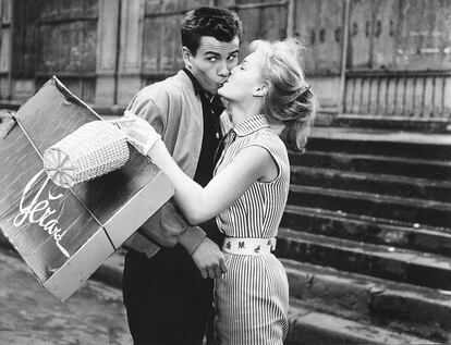 Schneider en una escena de ‘Monpti’ (1957).