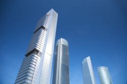 Complejo empresarial de las Cuatro Torres, en Madrid