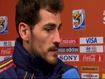 Casillas: "Nos han marcado un gol de carambola"