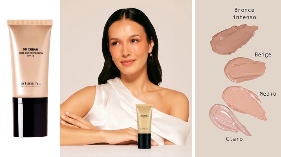DD Cream Nude Skin Perfection SPF 15, de Atashi.