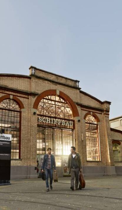 Exterior de la sala teatral Schiffbau.