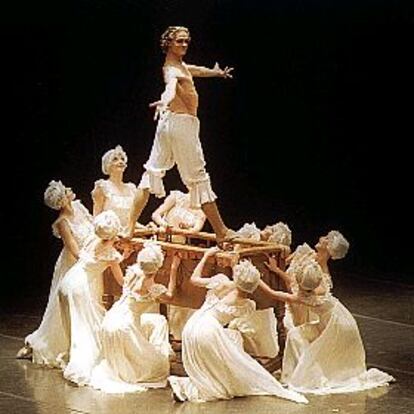 Una escena del ballet <i>Hamlet ruso,</i> en Santander.