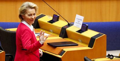 La presidenta de la Comisión Europea, Ursula von der Leyen.