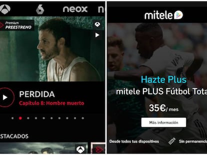 Las plataformas de Atresmedia y Mediaset empatan en usuarios