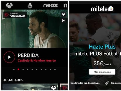 Las plataformas de Atresmedia y Mediaset empatan en usuarios