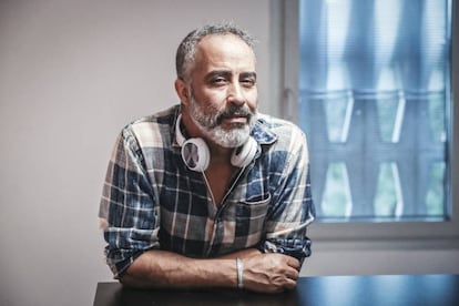 El actor Ben Zhara en el edificio de El País en Madrid.