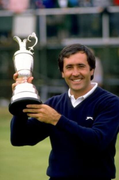 Seve, con la Jarra de Plata de 1988.