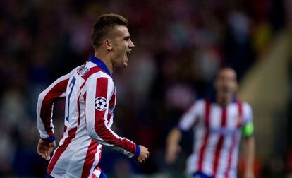 Griezmann, tras marcar su gol.