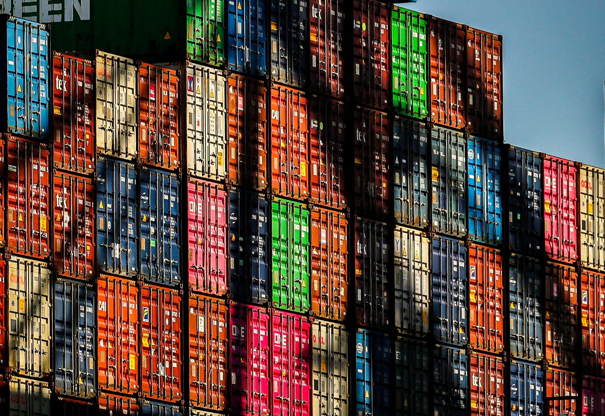Contenedores de mercancías en el puerto de Bremerhaven (norte de Alemania), el 13 de agosto. 