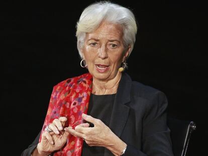 Christine Lagarde, directora gerente del FMI. 