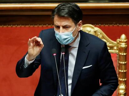 El primer ministro italiano Giuseppe Conte.