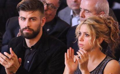 El futbolista Gerard Piqu&eacute; y la cantante Shakira.